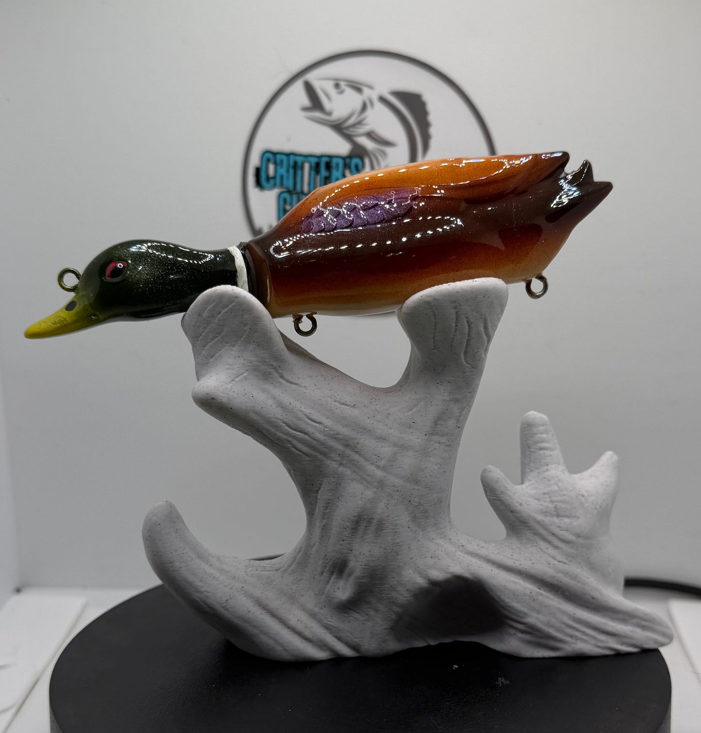 Top water mallard duck