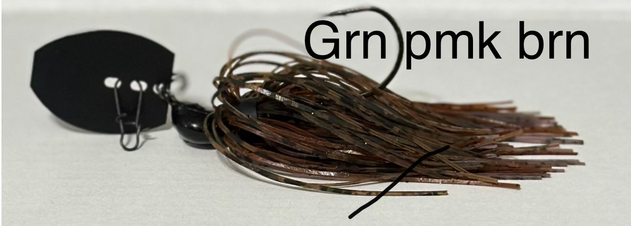 3/8 oz Green Pumpkin Brown Fatal Fury