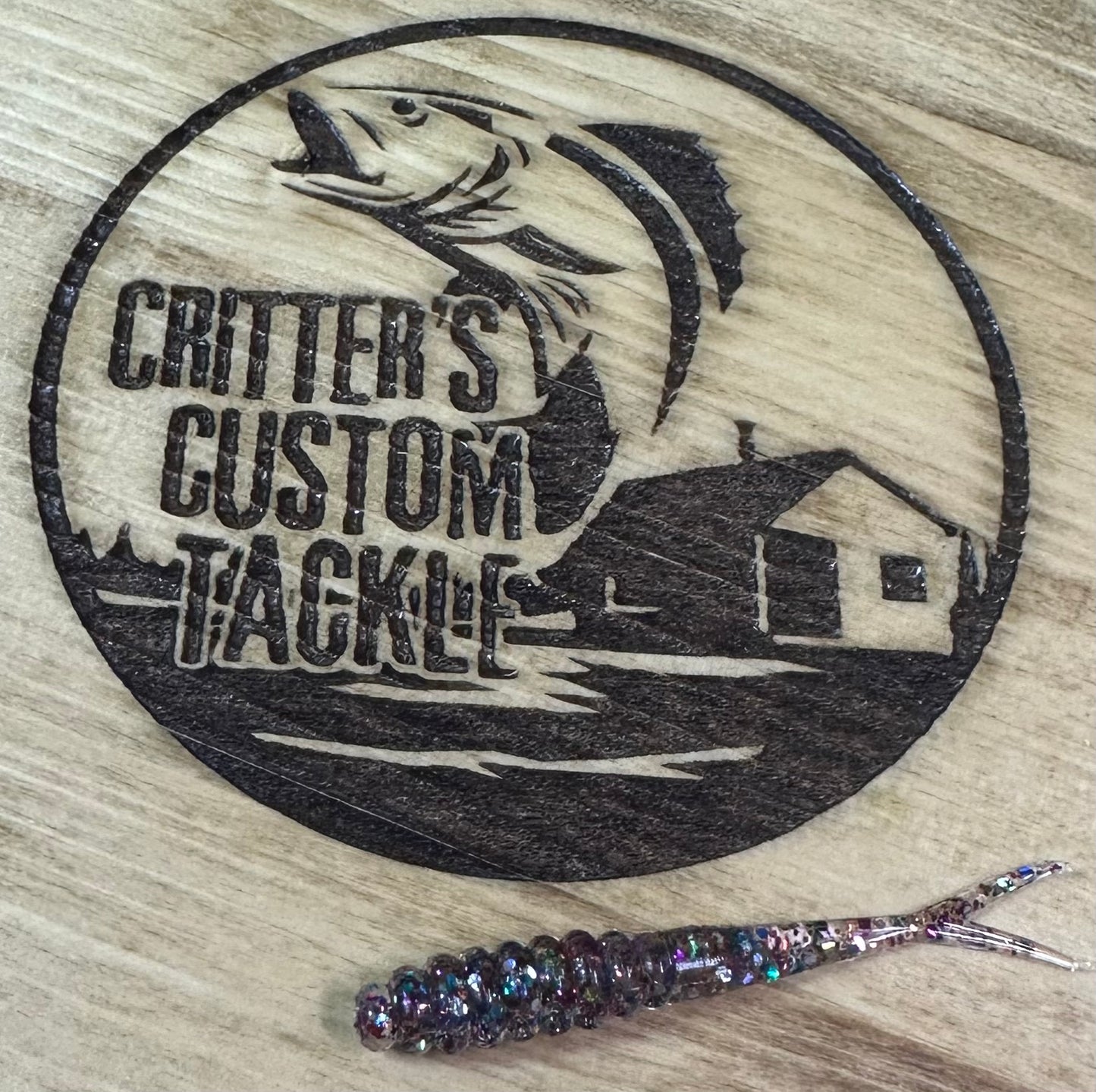 2.5” Split Tail Crappie Disco Ball