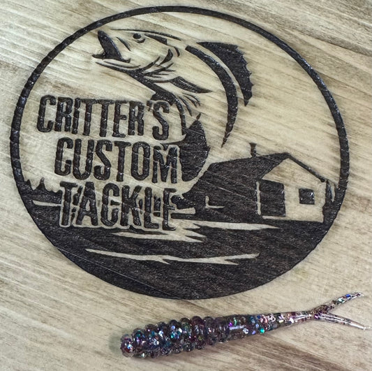 2.5” Split Tail Crappie Disco Ball