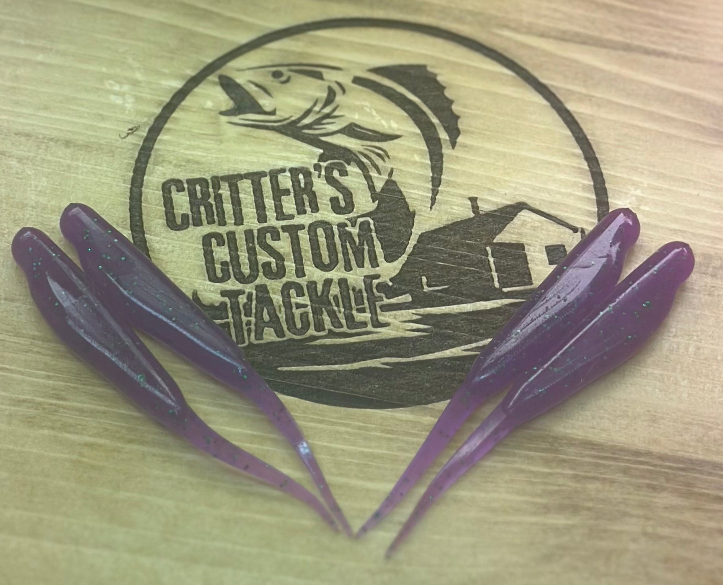 4” Pintail Minnow Purple Haze (UV)