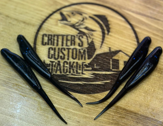4” Pintail Minnow Black/blue
