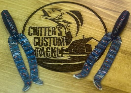 4” Ripple Grub RageBerry Blue