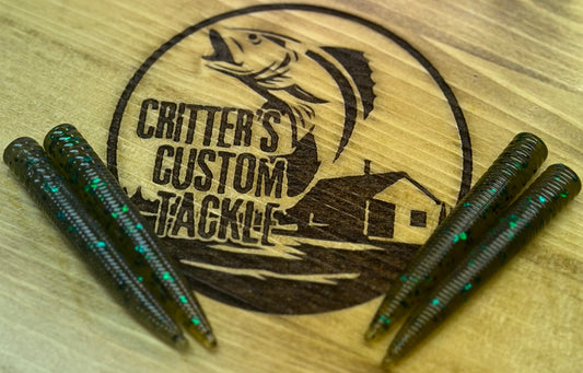 3” Mini Stick Green Pumpkin
