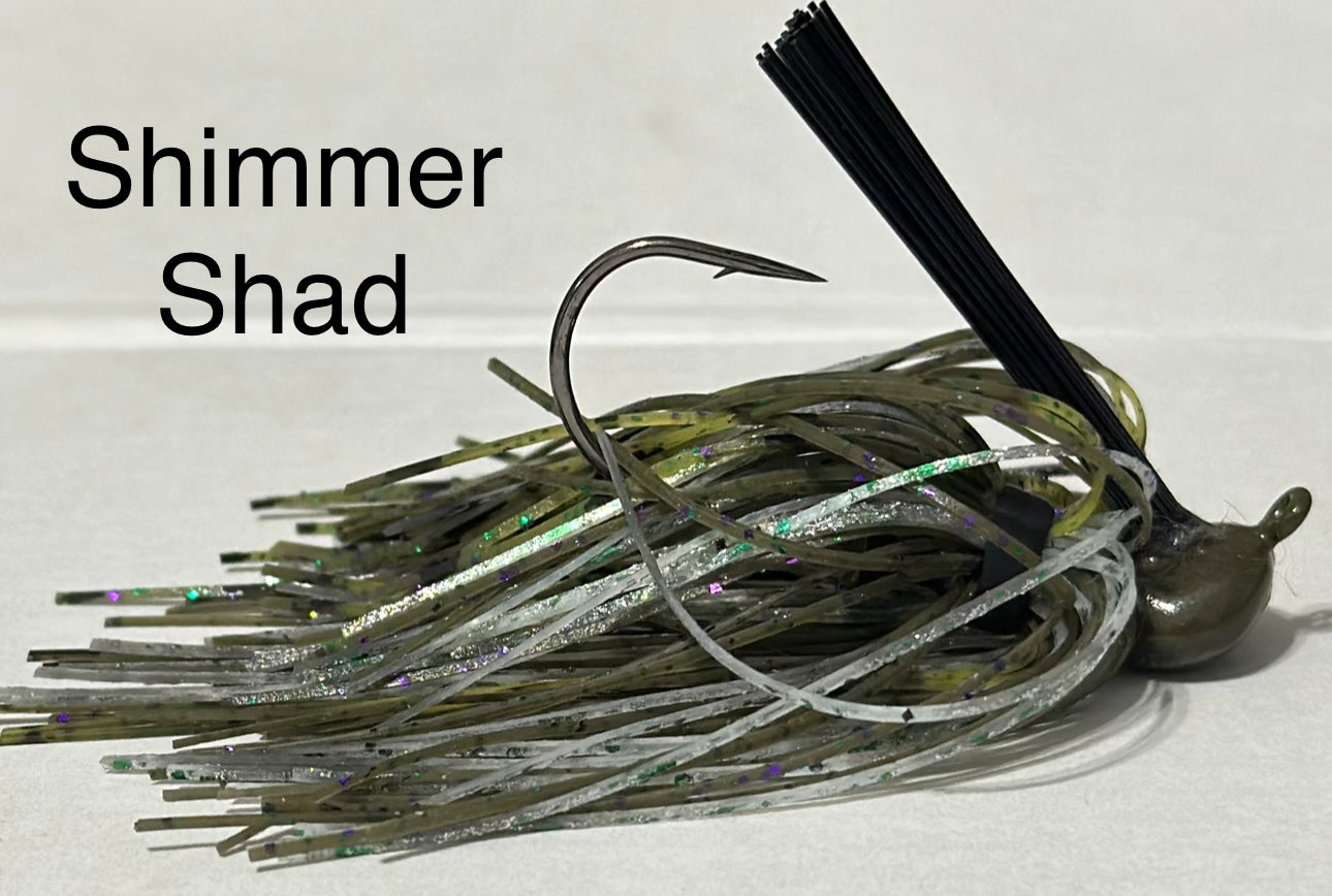 3/8 oz Shimmer Shad Casting Jig