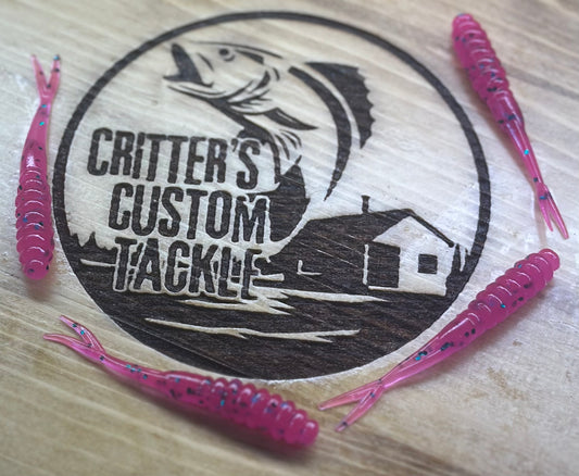 2.5” Split Tail Crappie Morning Dawn (UV)